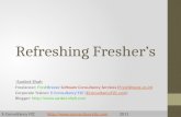 Refreshing Fresherâ€™s