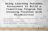 Postsecondary Disability Training Institute – 2014 Presented by Justin Lozano & Becca Terry