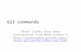 Git  commands