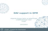 DAV support in DPM