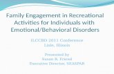 Family Engagement in Recreational Activities for Individuals with  Emotional/Behavioral Disorders