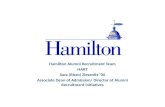 Hamilton Alumni Recruitment Team HART Sara (Rizzo)  Ziesenitz  ‘00