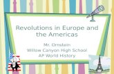 Revolutions in Europe and the Americas