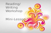 Reading/Writing Workshop Mini-Lesson