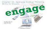 Chapter 10: Applying Critical Thinking Skills  to Visuals