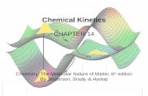 Chemical Kinetics CHAPTER  14 Chemistry: The Molecular Nature of Matter, 6 th  edition