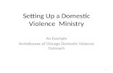 Setting Up  a Domestic Violence   Ministry