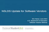 NSLDS Update for Software Vendors