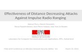 Effectiveness of Distance Decreasing Attacks Against Impulse Radio Ranging