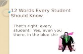 12 Words Every Student Should Know