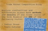 Trade Routes Comparative Essay