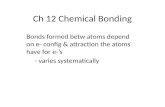 Ch  12 Chemical Bonding