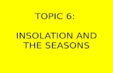 TOPIC 6:  INSOLATION AND THE SEASONS