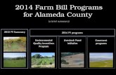2014 Farm Bill Programs for Alameda County