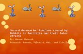 Second Generation Problems caused by   Rabbits in Australia and their later effects