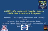 OSIRIS- REx  Asteroid Sample Return (NASA New Frontiers Program)