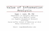 Value of Information Analysis