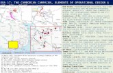 EOA  17 :  THE CAMBODIAN CAMPAIGN, ELEMENTS OF OPERATIONAL DESIGN & ART, GEN. ABRAMS