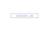 LESSON  28