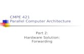 CMPE 421 Parallel  Computer Architecture