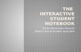 The  Interactive student notebook
