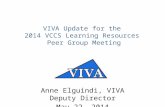 VIVA Update for the  2014 VCCS Learning  Resources  Peer  Group Meeting