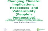 Changing Climate: Implications, Responses  and Vulnerability (People’s Perspective)