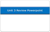 Unit 3 Review  Powerpoint