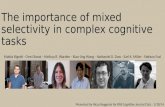 The importance of mixed selectivity in complex cognitive tasks
