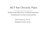 ACT for Chronic Pain Delivering Effective Multidisciplinary  Treatment to Any Community