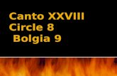 Canto XXVIII Circle 8 Bolgia  9