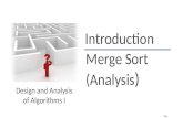Merge Sort (Analysis )