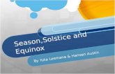 Season,Solstice  and Equinox
