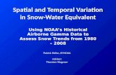 Spatial and Temporal Variation in Snow-Water Equivalent
