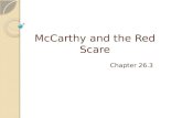 McCarthy and the Red Scare
