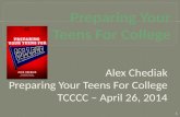 Preparing Your Teens For College