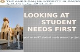 Looking at    Student Needs First