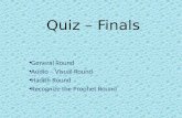 Quiz – Finals