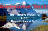 The Throne Room of God Revelation 4 & 5