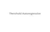 Threshold Autoregressive