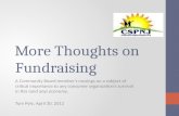 More Thoughts on Fundraising