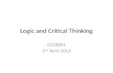 Logic and Critical  Thinking