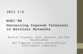 2012 1/6 NSDI’08 Harnessing Exposed Terminals in Wireless Networks