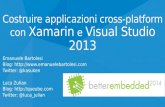 Costruire applicazioni cross- platform  con  Xamarin  e  Visual Studio 2013