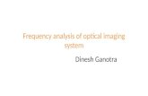 Frequency analysis of optical imaging system