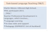 Task-based Language Teaching (TBLT)