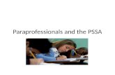 Paraprofessionals and the PSSA