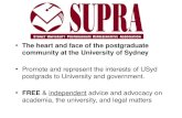 The heart and face of the postgraduate community at the University of Sydney