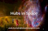 Hubs in Space
