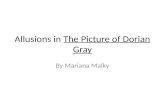 Allusions in  The Picture of Dorian Gray